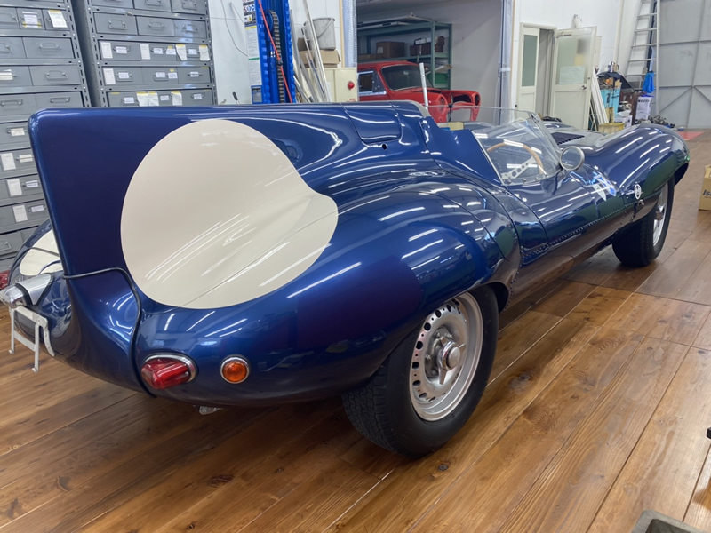 ジャガー D-type アルミボディーReplica