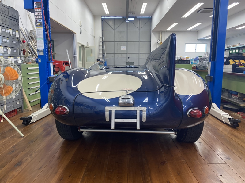 ジャガー D-type アルミボディーReplica