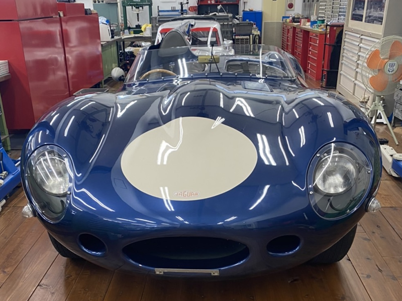 ジャガー D-type アルミボディーReplica
