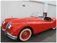 Jaguar XK140 Roadster Red